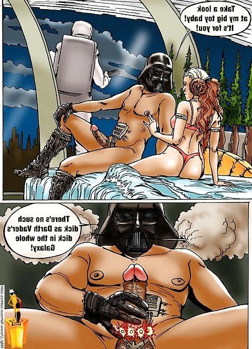 14P Sexy 3some with Darth Vader, Padme and Yoda