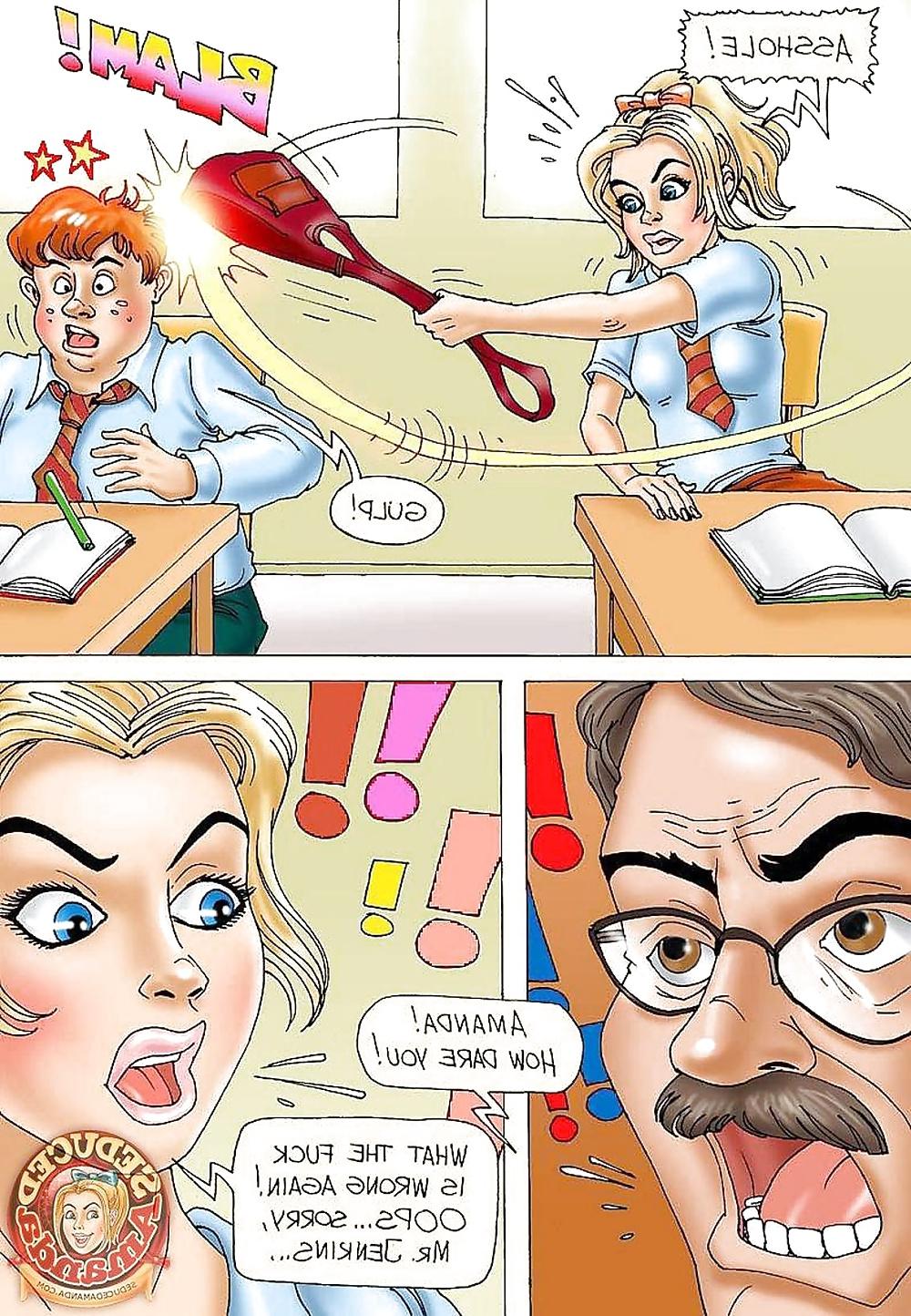 15P Seduced Amanda (Cartoon), Vol. 2