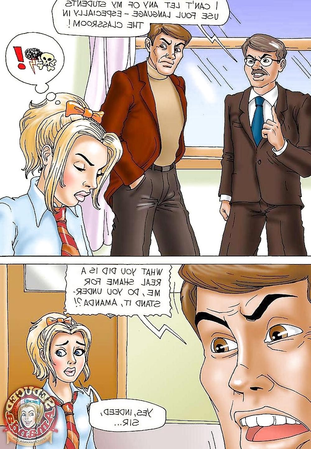 15P Seduced Amanda (Cartoon), Vol. 2