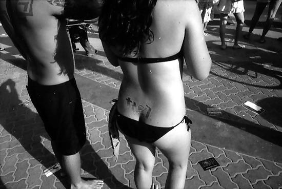 25P Oops. Bikini asscrack.