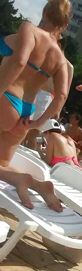25P Spy ass old + young pool romanian