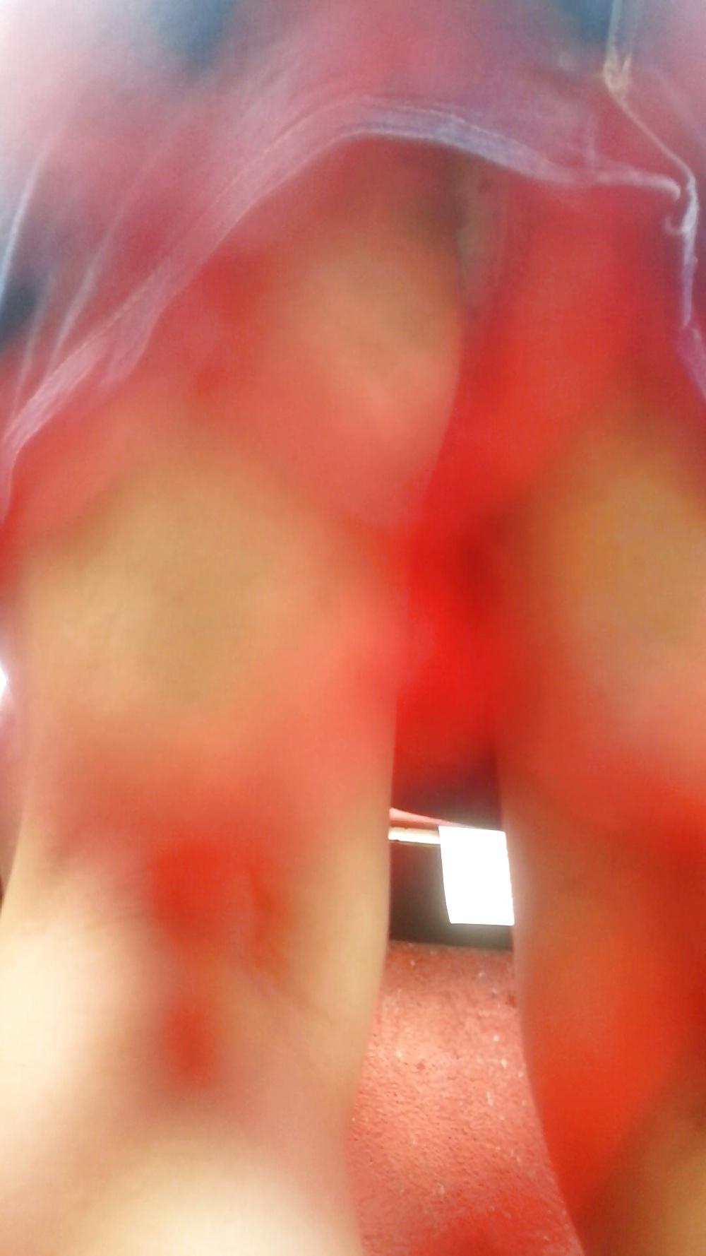 9P Spy sexy mature upskirt romanian
