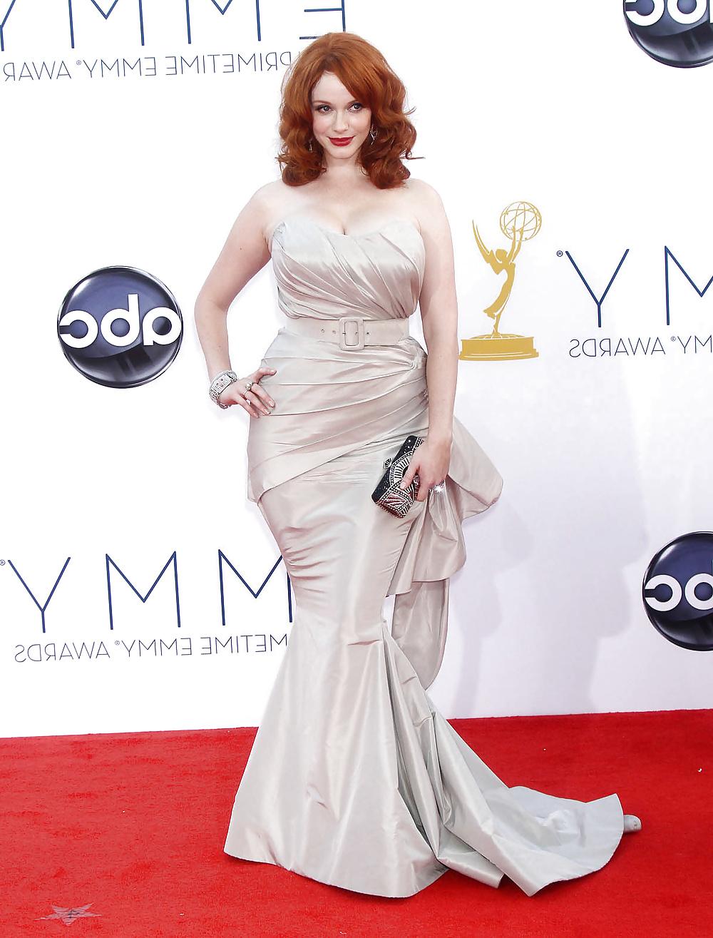15P Christina Hendricks - Emmy Bust Show