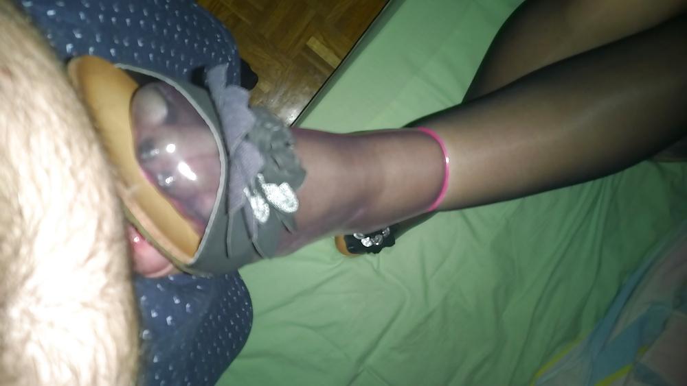 19P Condom feet sexy soles
