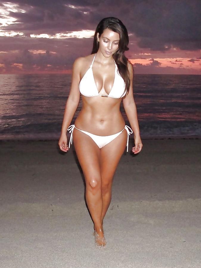 8P Kim k to jerkoff n cum over
