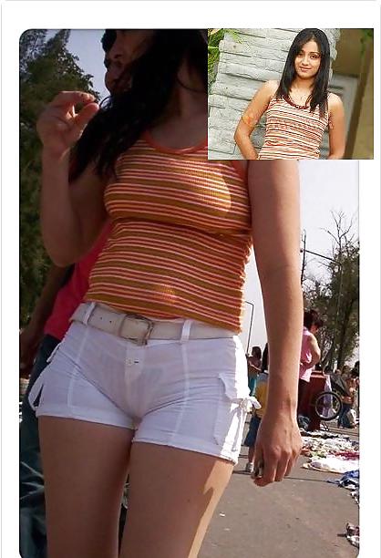 25P Indian sexy actress TRISHA non nude tight pants cameltoe