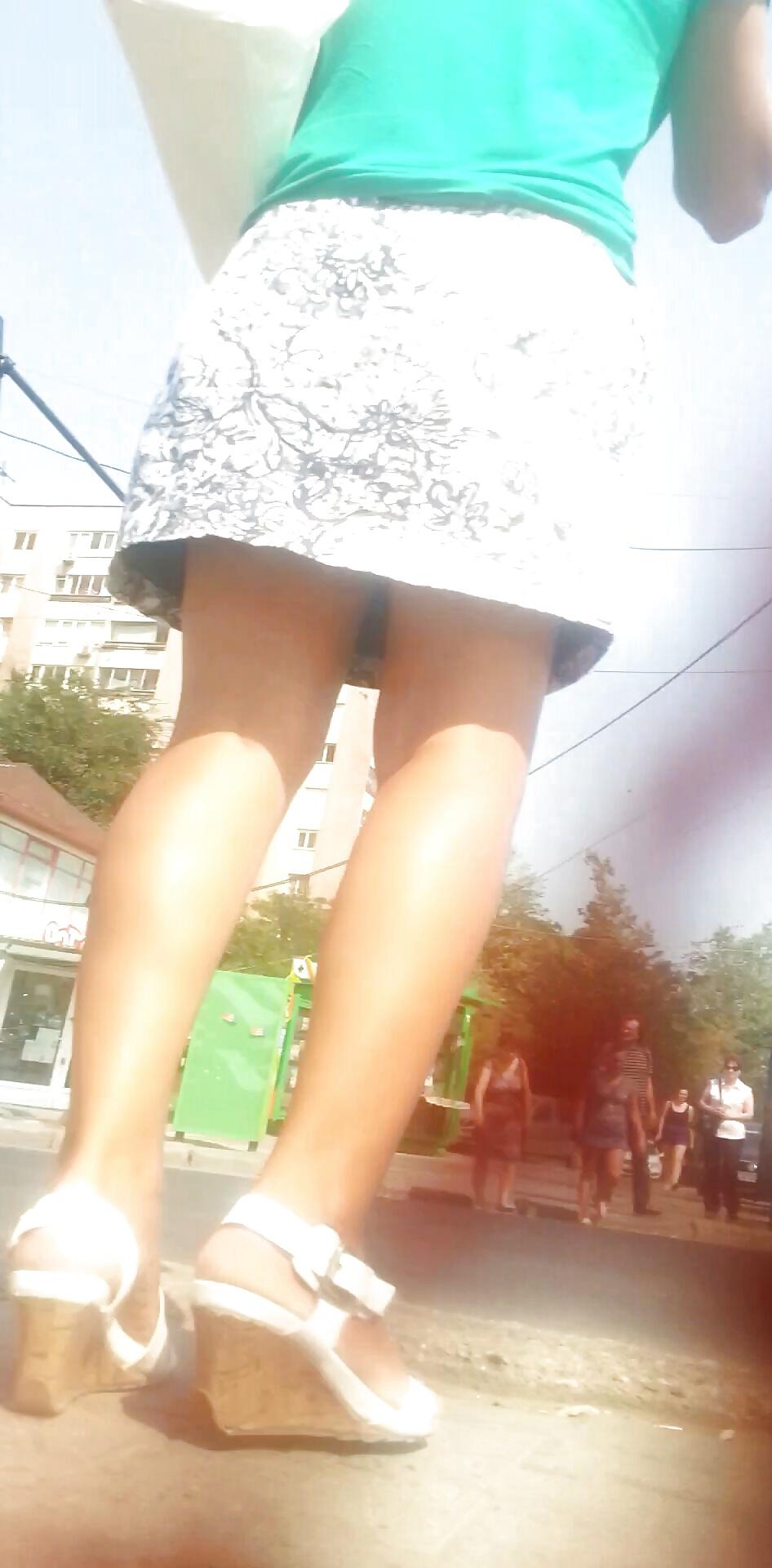 21P Spy old + young sexy skirt romanian