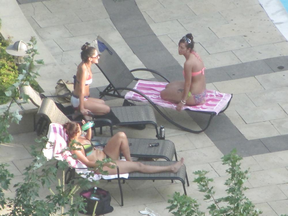 25P BFF's hangin by the Pool - Toronto , Ontario Canada