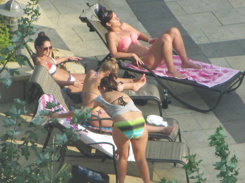 25P BFF's hangin by the Pool - Toronto , Ontario Canada