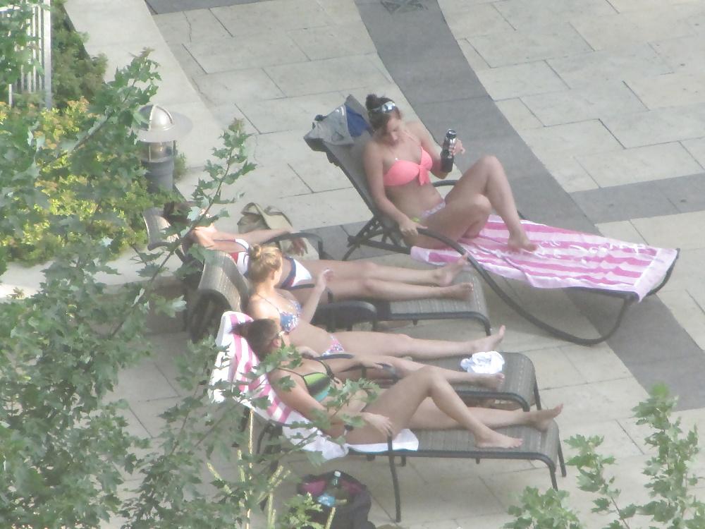25P BFF's hangin by the Pool - Toronto , Ontario Canada