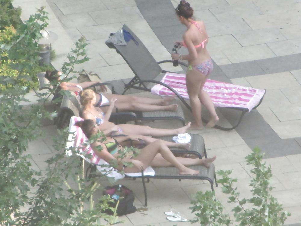 25P BFF's hangin by the Pool - Toronto , Ontario Canada