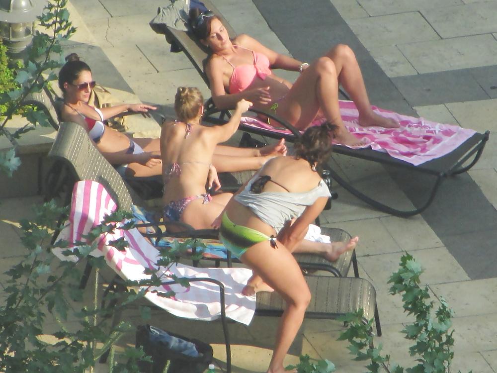 25P BFF's hangin by the Pool - Toronto , Ontario Canada