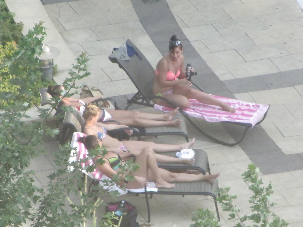 25P BFF's hangin by the Pool - Toronto , Ontario Canada