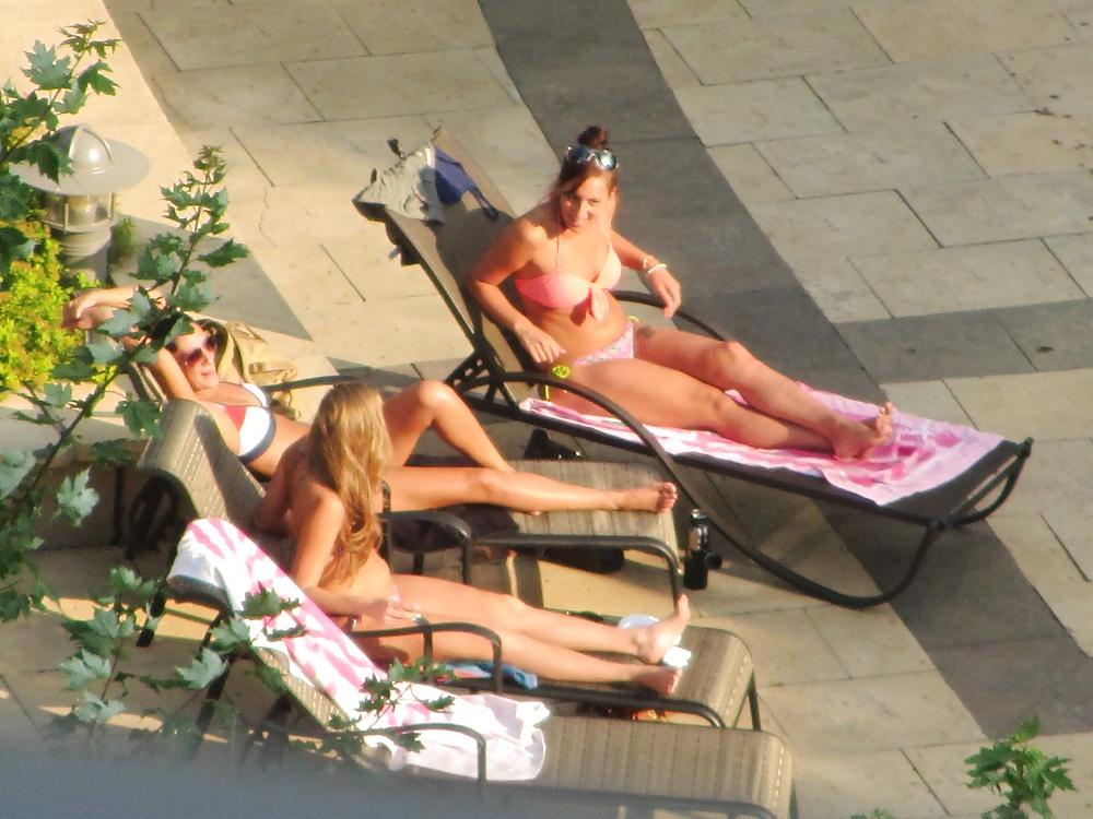 25P BFF's hangin by the Pool - Toronto , Ontario Canada