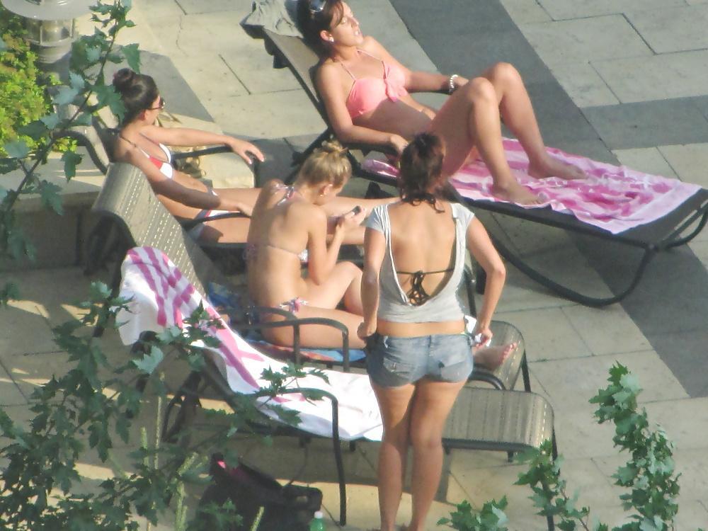 25P BFF's hangin by the Pool - Toronto , Ontario Canada