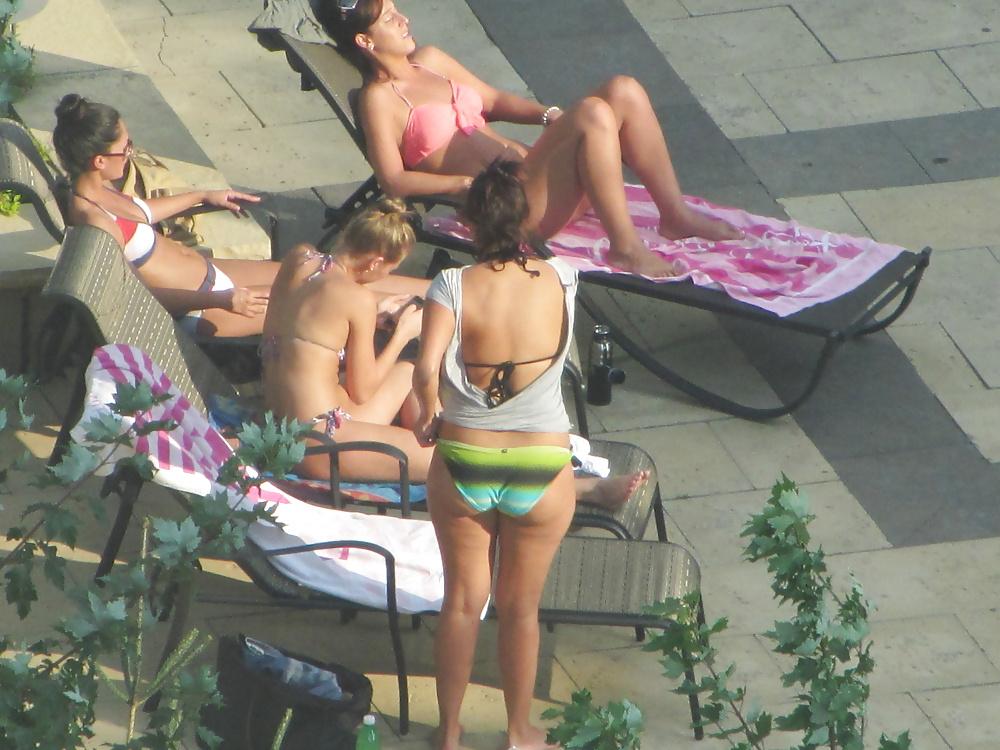 25P BFF's hangin by the Pool - Toronto , Ontario Canada