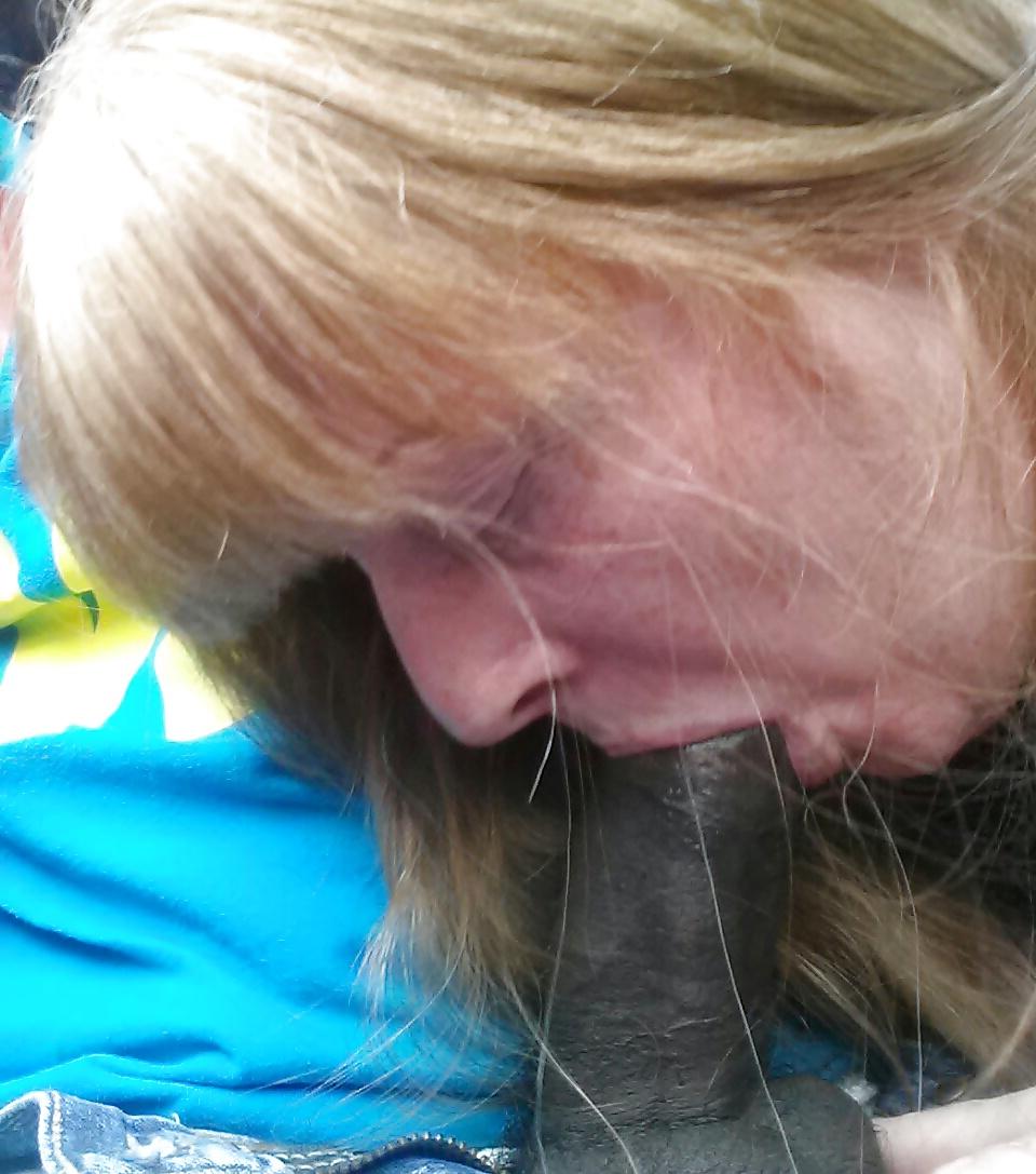 16P Married Redhead with Freckles car suck