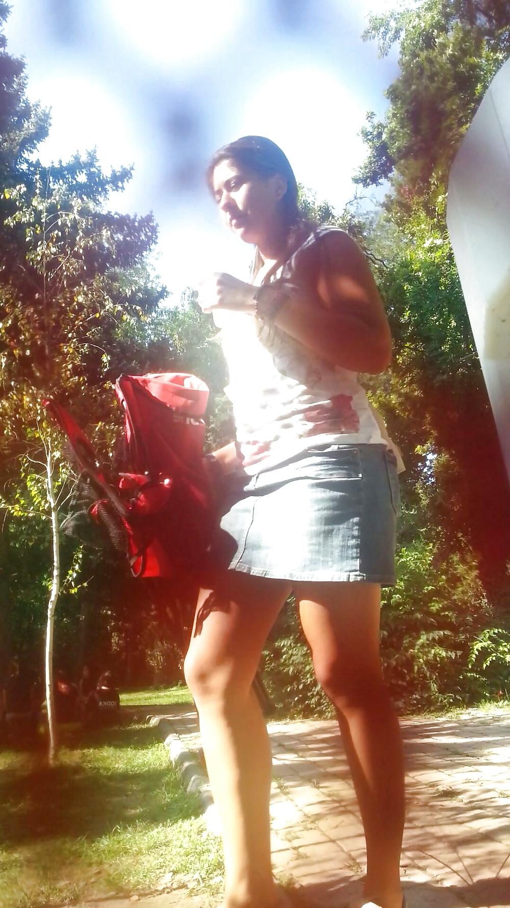 25P Spy sexy skirt and feet romanian