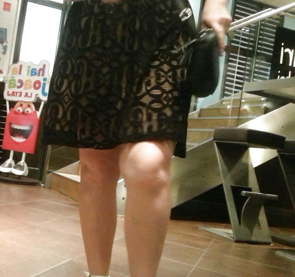 25P Spy sexy skirt and feet romanian