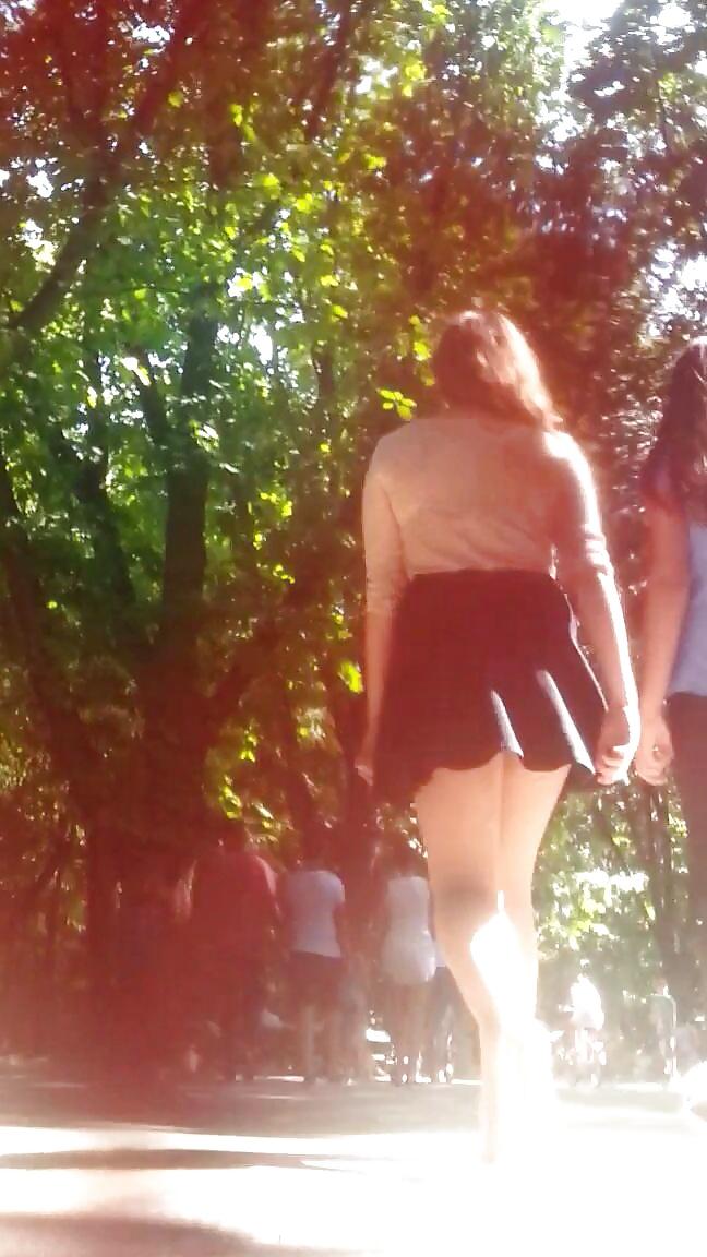 25P Spy sexy skirt and feet romanian