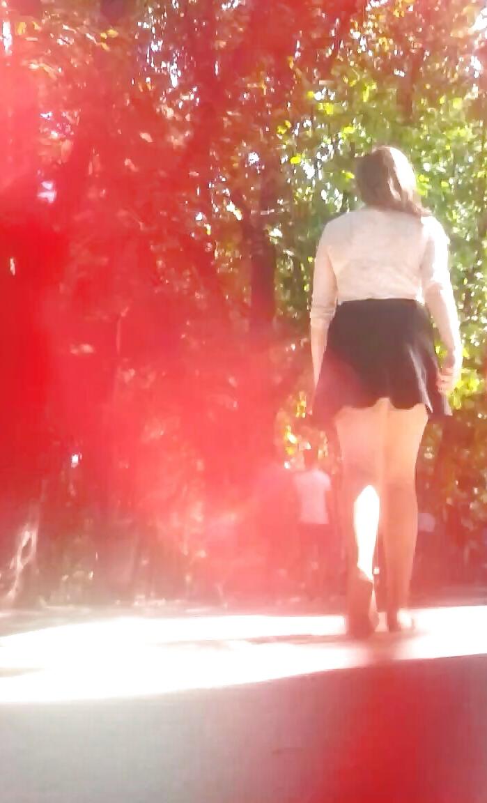 25P Spy sexy skirt and feet romanian