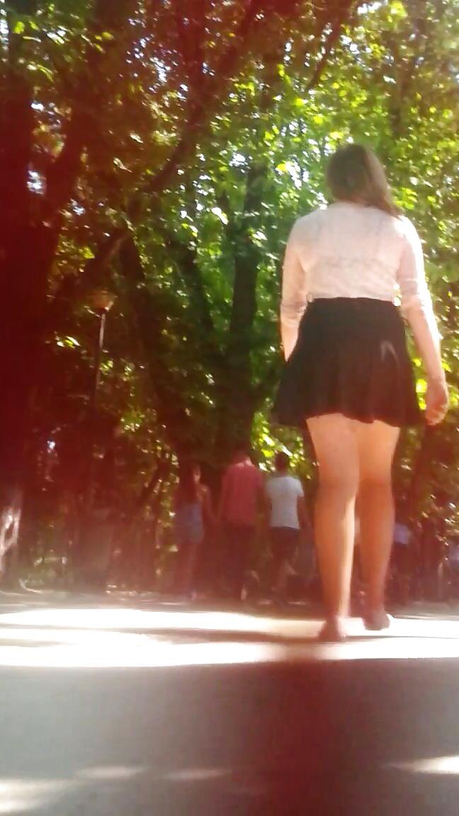 25P Spy sexy skirt and feet romanian