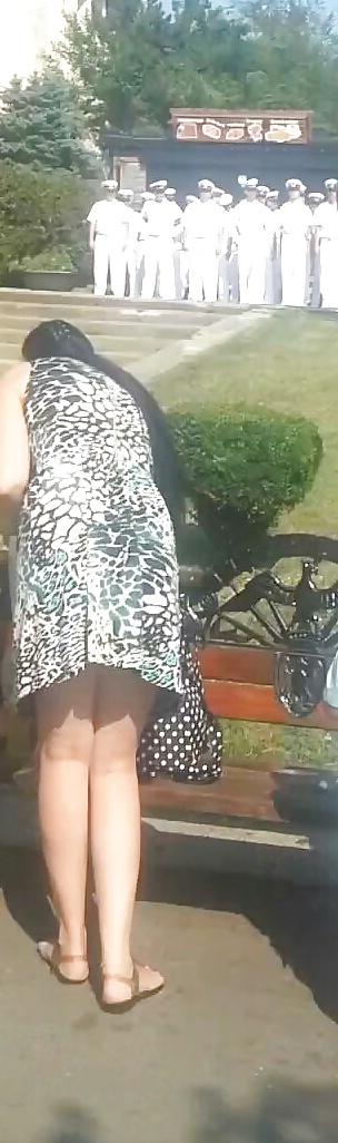 19P Spy sexy teens skirt romanian