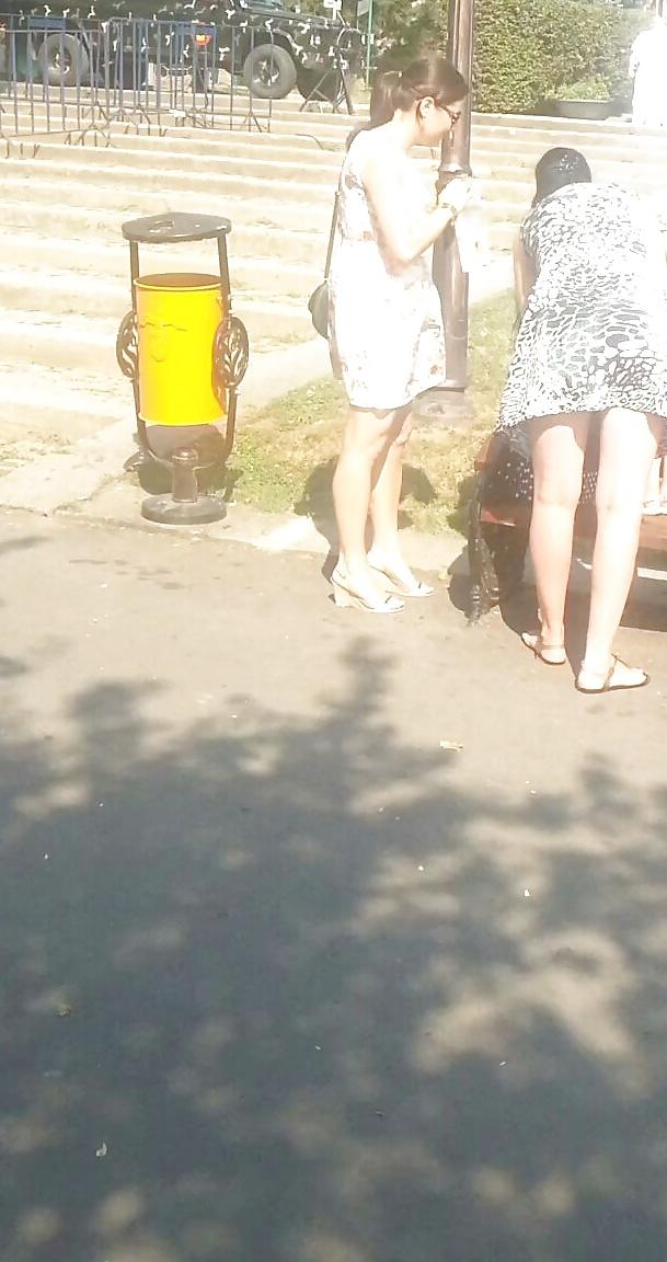 19P Spy sexy teens skirt romanian