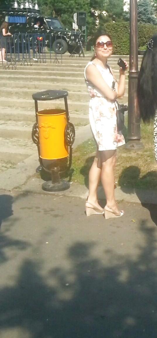 19P Spy sexy teens skirt romanian