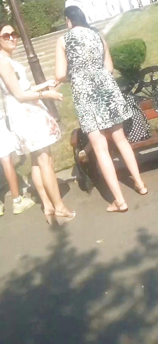 19P Spy sexy teens skirt romanian