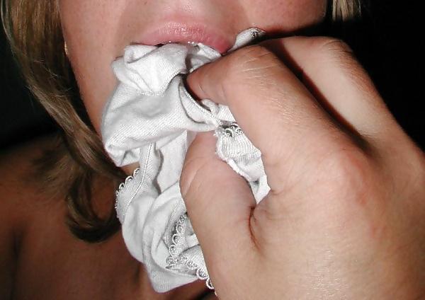 24P A proper panty gagged girl
