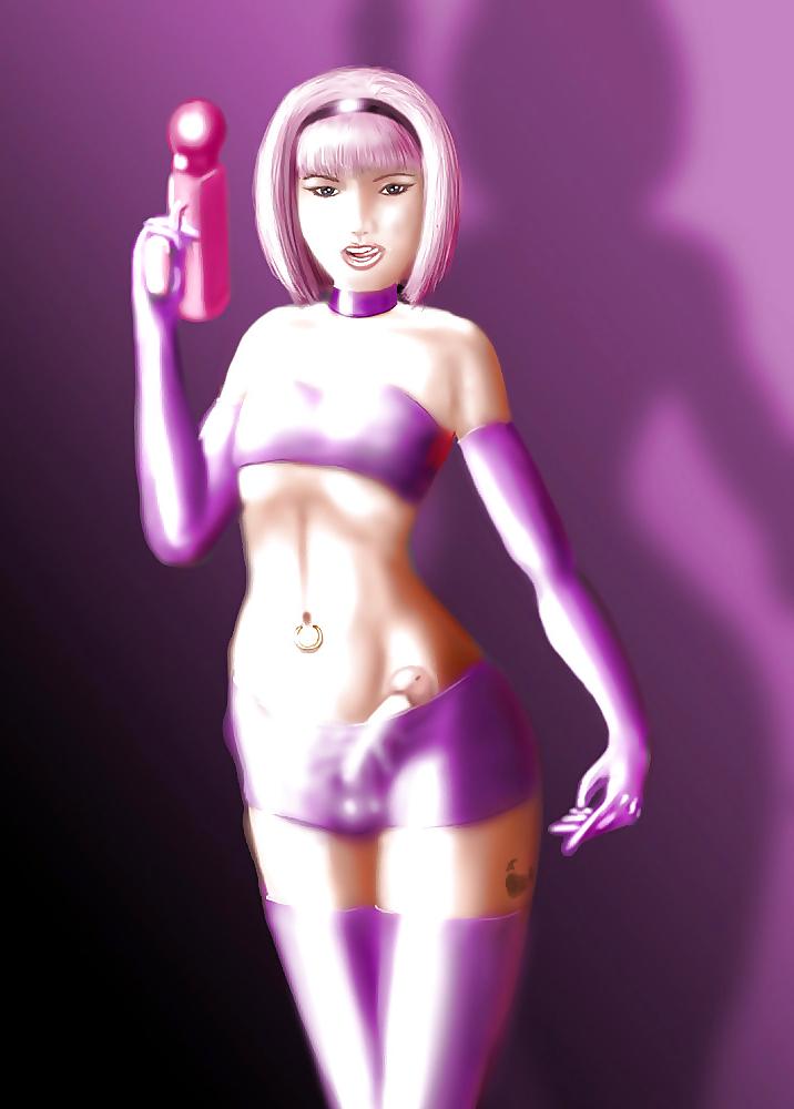 9P Sexy shemales-futanari solo cartoons 7