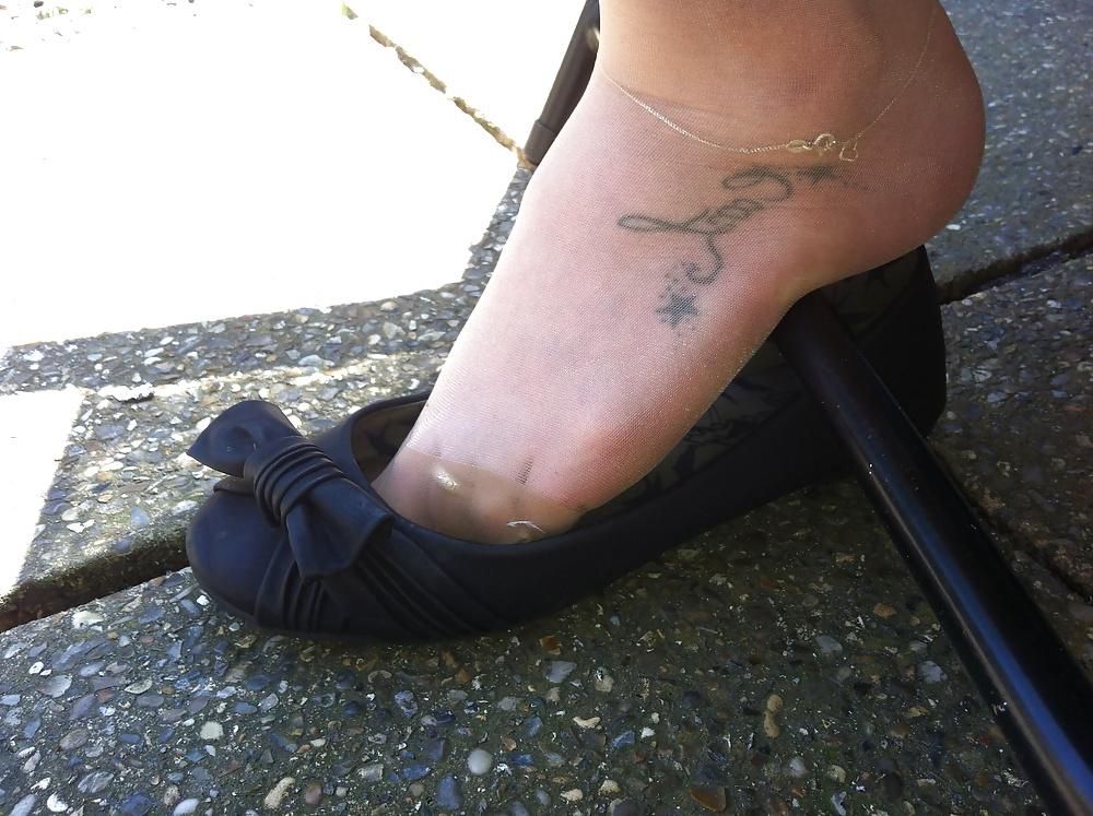 5P Shiny tights and flats 18.05.14 