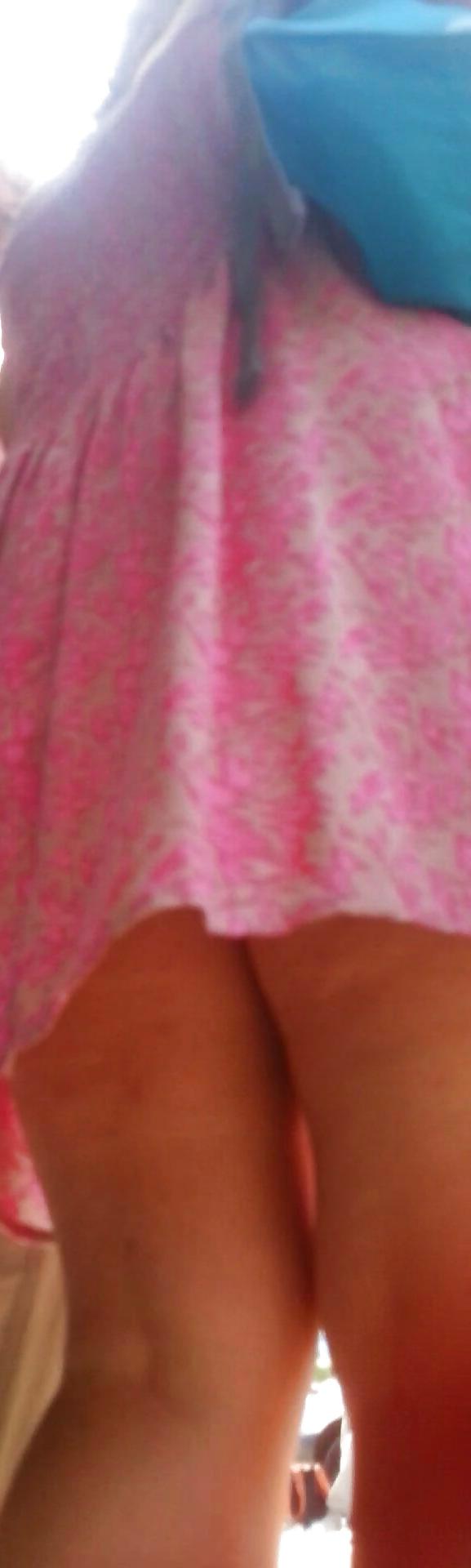 13P Spy sexy mature skirt romanian