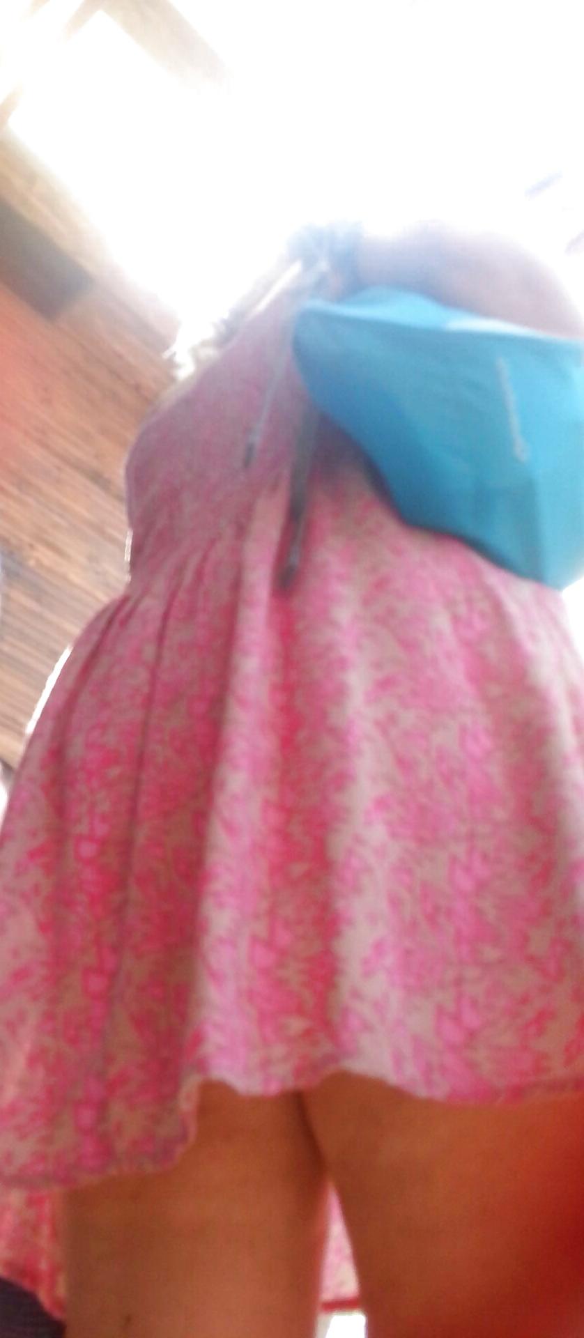 13P Spy sexy mature skirt romanian