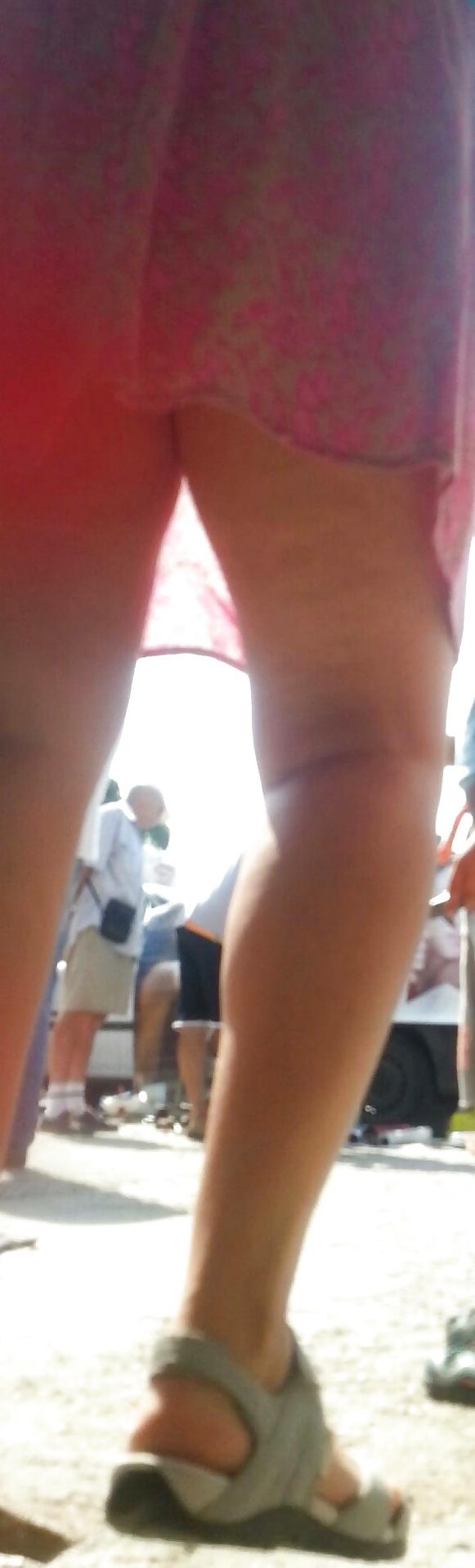 13P Spy sexy mature skirt romanian