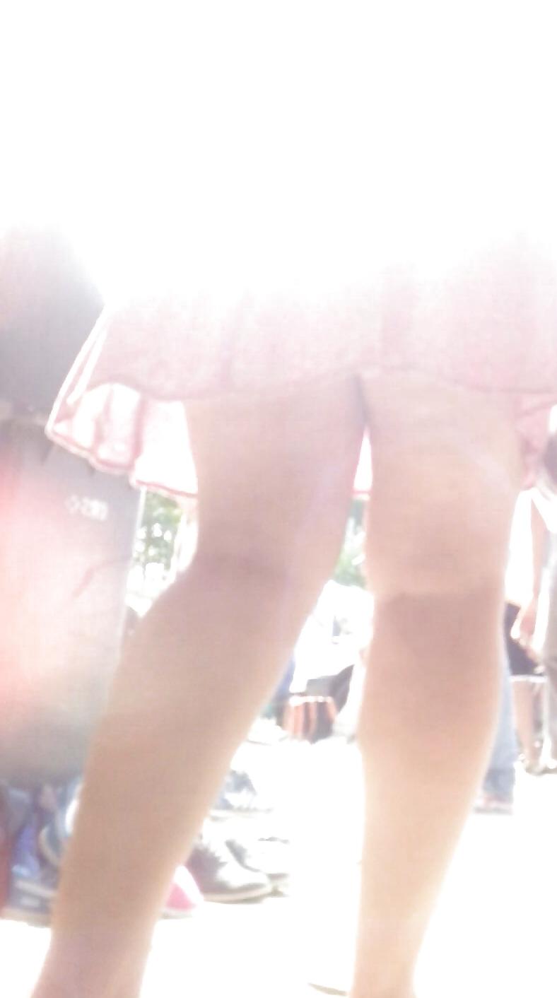 13P Spy sexy mature skirt romanian