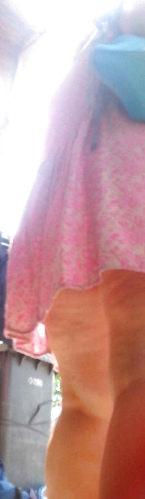 13P Spy sexy mature skirt romanian