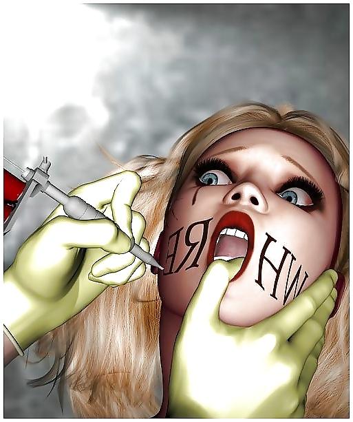 25P Extreme big Dildo Cartoon Fist 5