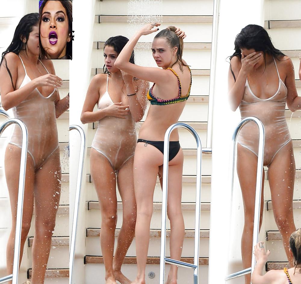 6P Selena Gomez Sheer
