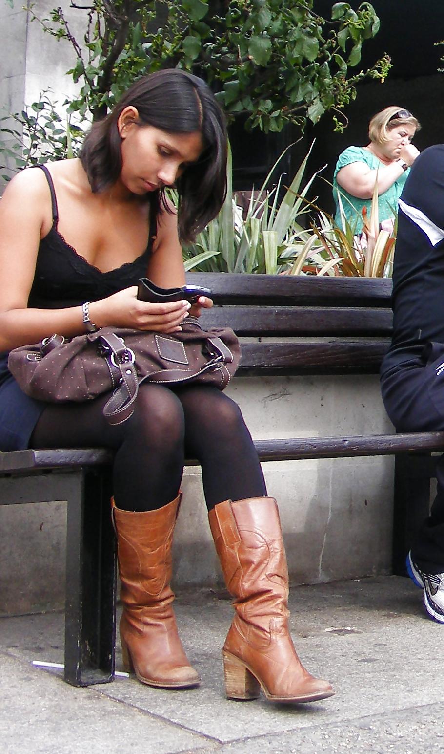 5P Indian street voyeur