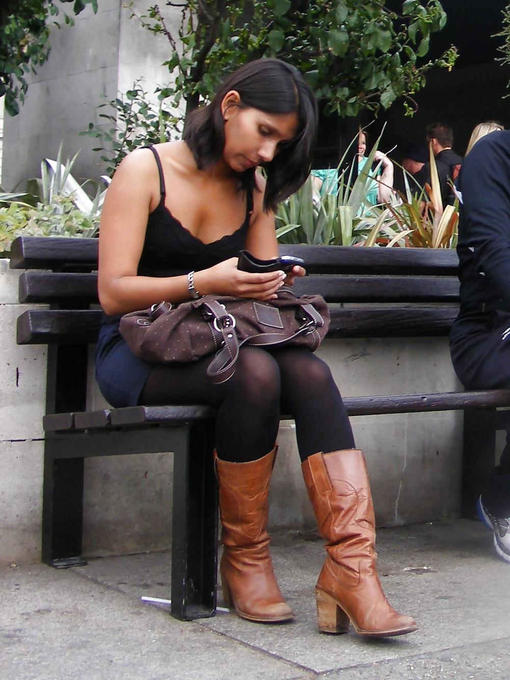 5P Indian street voyeur