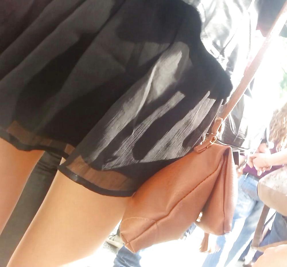 22P Sexy feet and skirt romanian