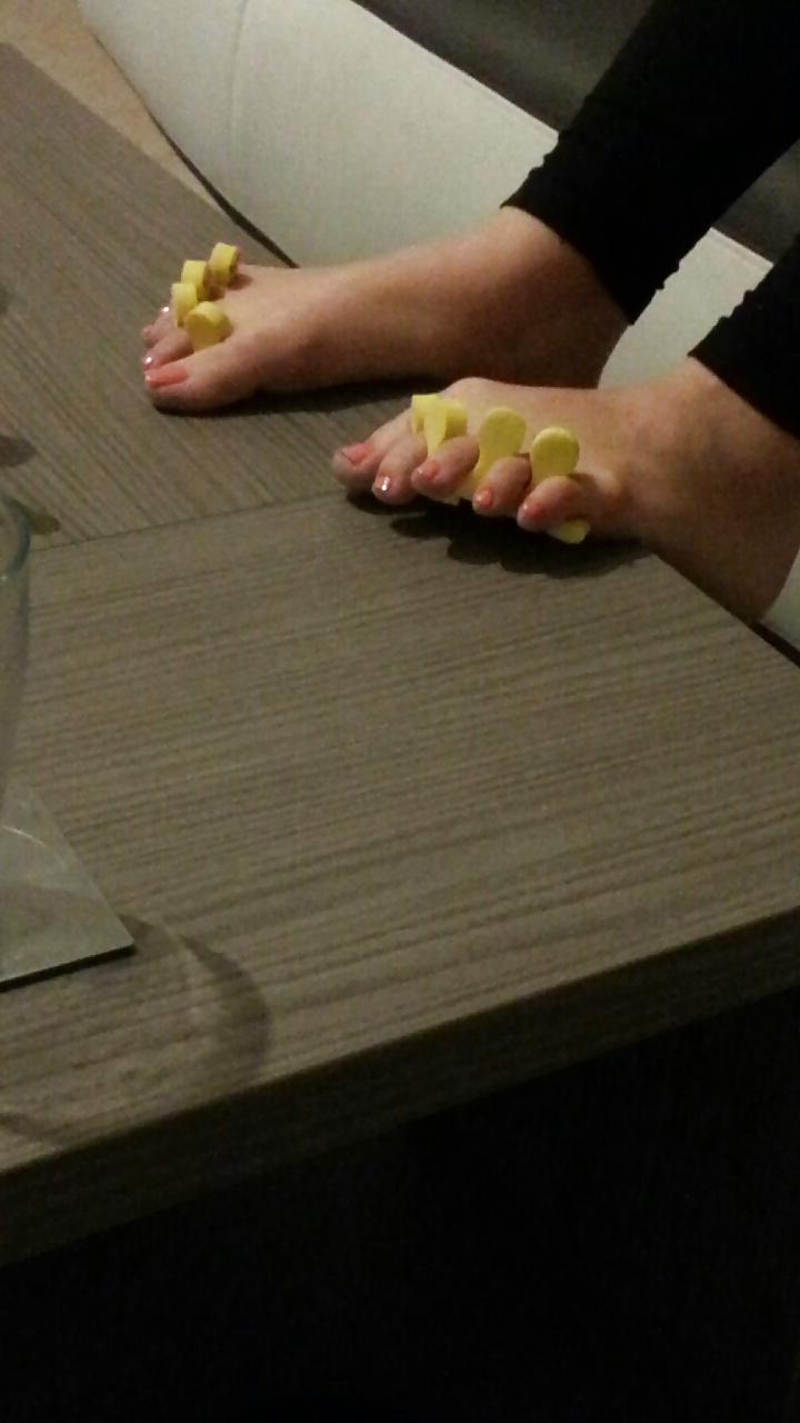 10P French lover wife new color toes feet