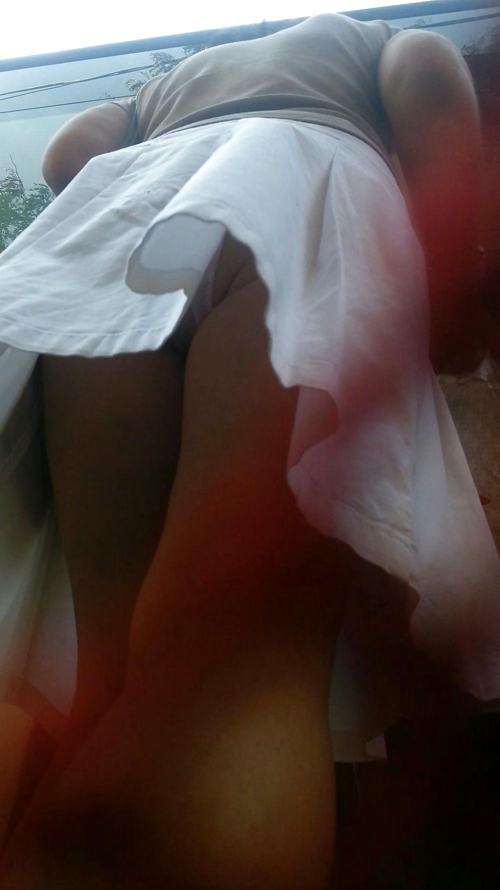 9P Spy sexy mature upskirt romanian