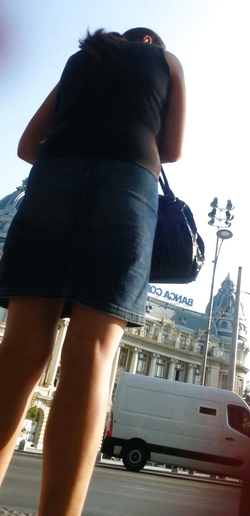 25P Spy sexy skirt old + young romanian
