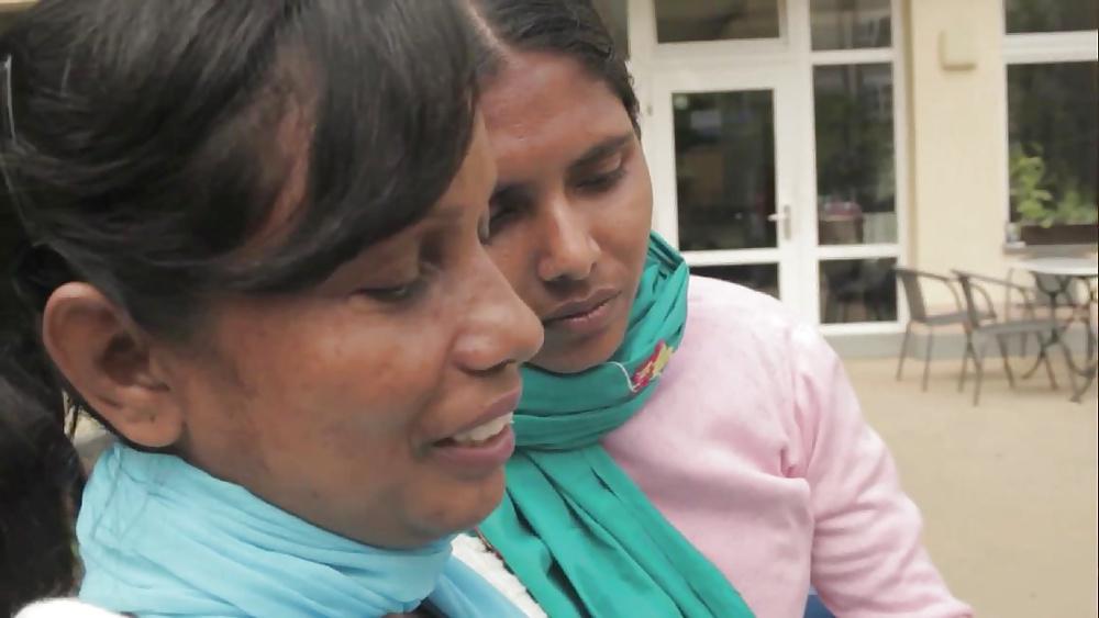 12P Cum all over Bangladeshi woman's Face 