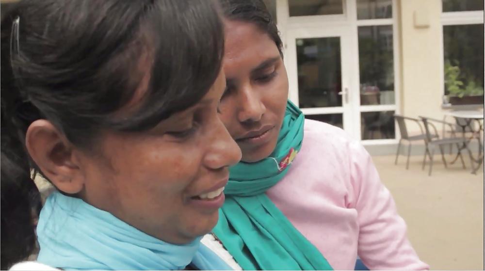 12P Cum all over Bangladeshi woman's Face 