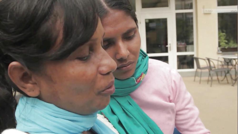 12P Cum all over Bangladeshi woman's Face 