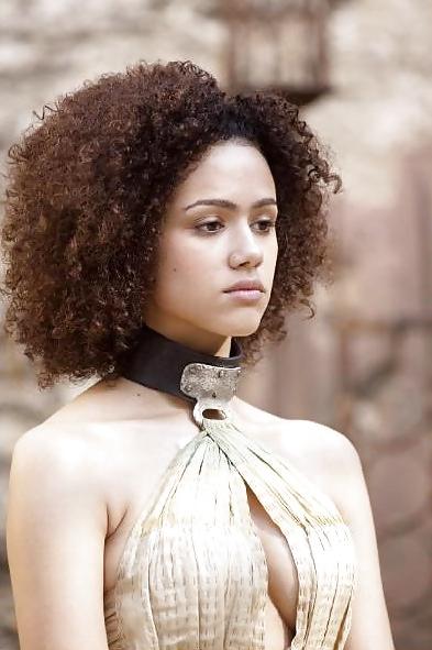 6P Nathalie Emmanuel (Game of Thrones) Tits and Ass